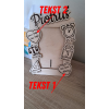 Personalizowana drewniana ramka na zdjęcie
